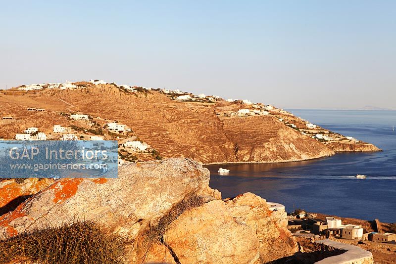 Vue côtière, Mykonos, Grèce